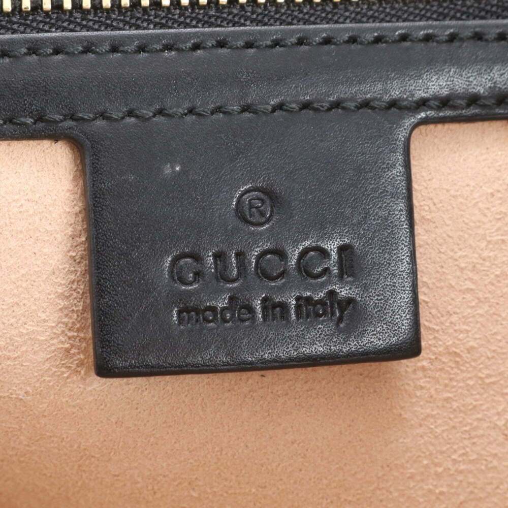 GUCCI Brown Leather Shoulder Bag - Picture 8 of 9